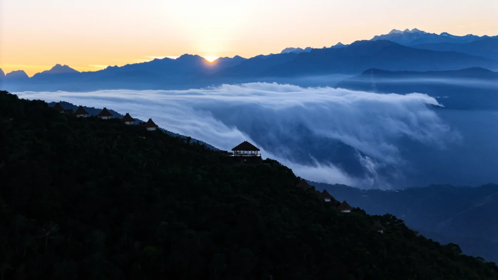 Bosque nublado en la Sierra Nevada de Santa Marta, Colombia